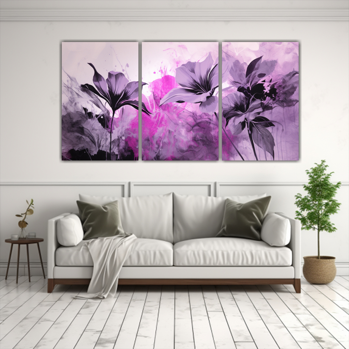 PINTURAS DECORATIVAS ESTILO NEONOIR CON PINCEL 60X30 CM - 2