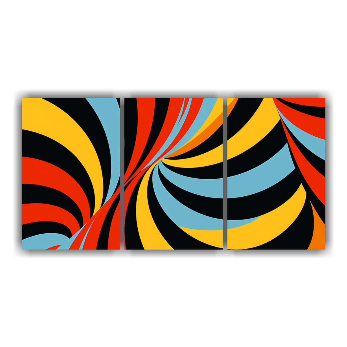 LIENZOS MOVIMIENTO INTERIORES PATRONES ABSTRACTOS 60X30 CM - 1