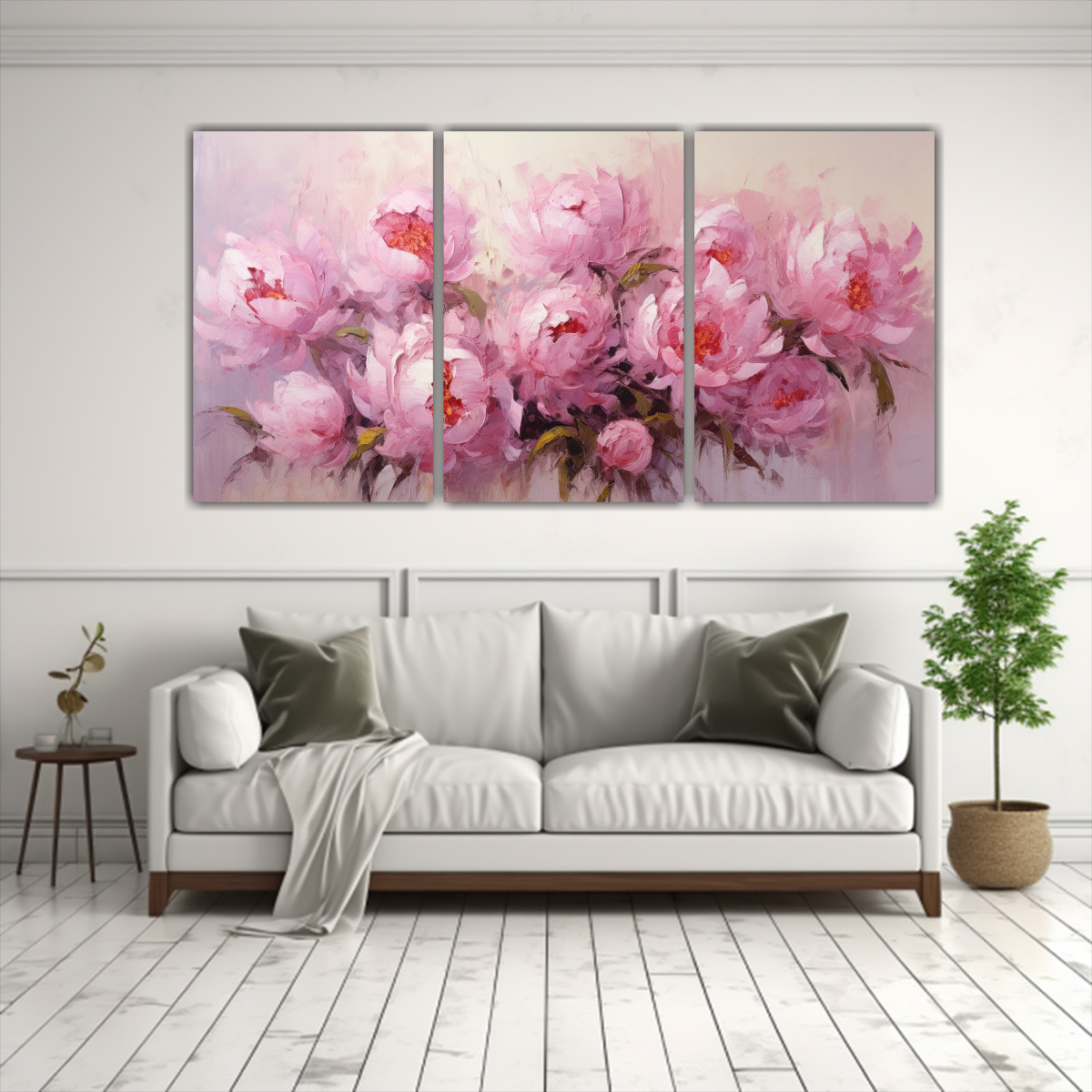 PINTURA EN LIENZO DE INSPIRACIÓN TRANQUILA CON 150X75 CM - 2