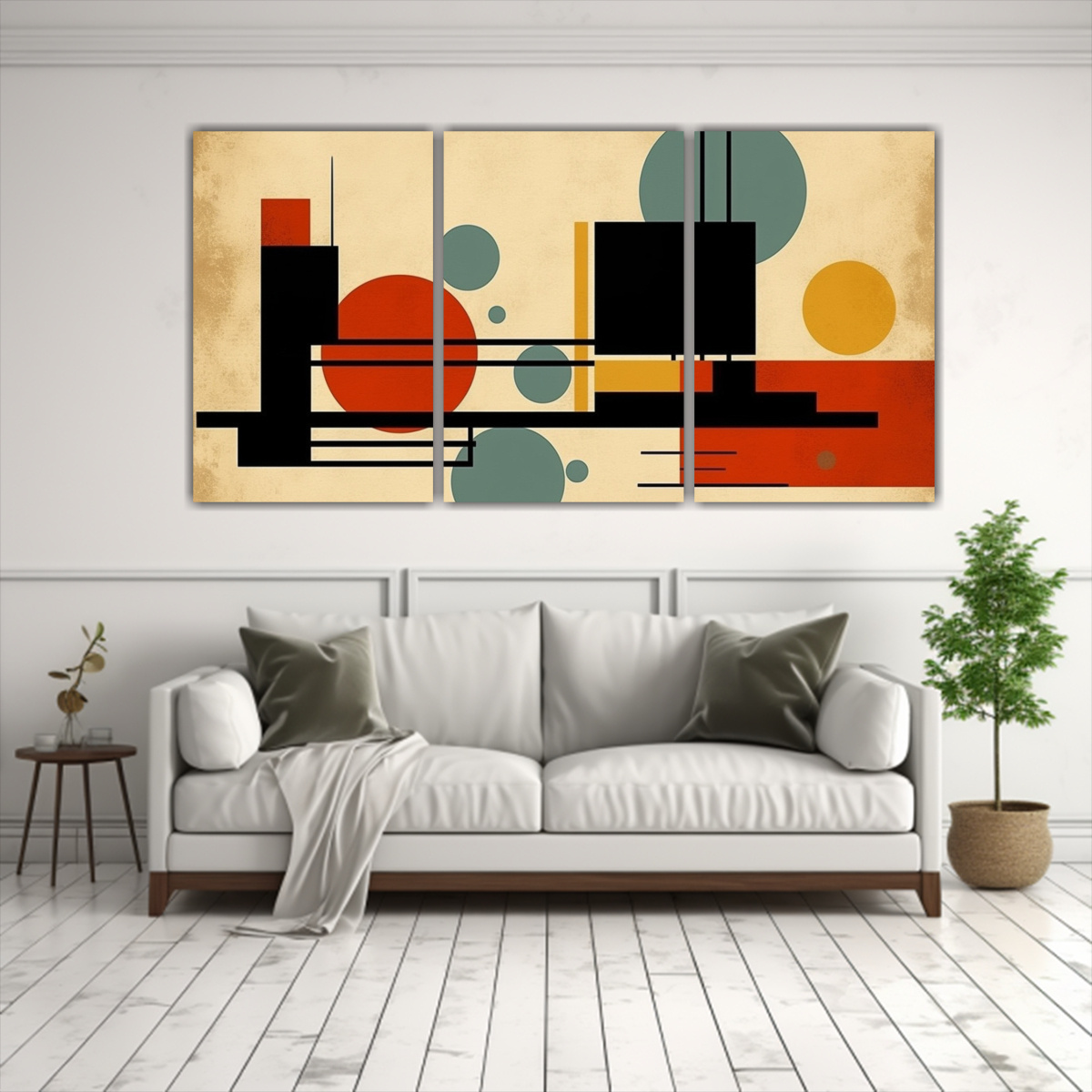 PINTURAS ABSTRACTAS JUVENILES EN BASTIDOR CON 240X120 CM - 2