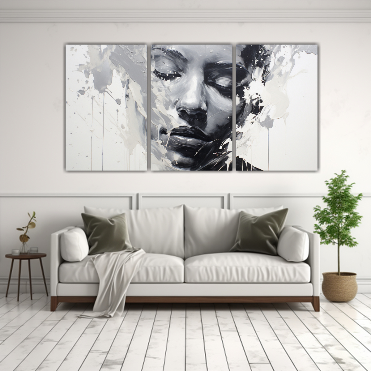 PINTURAS DECORATIVAS DE CONTORNOS FACIALES Y 180X90 CM - 2