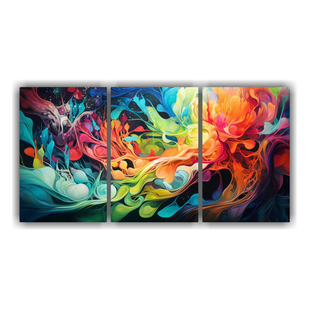 PINTURAS DE DECORACIÓN ABSTRACTA CLÁSICA 180X90 CM - 1