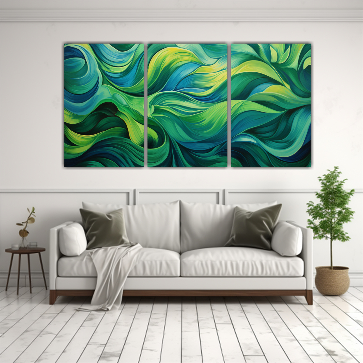 PINTURAS DECORATIVAS CON PATRONES ABSTRACTOS 150X75 CM - 2