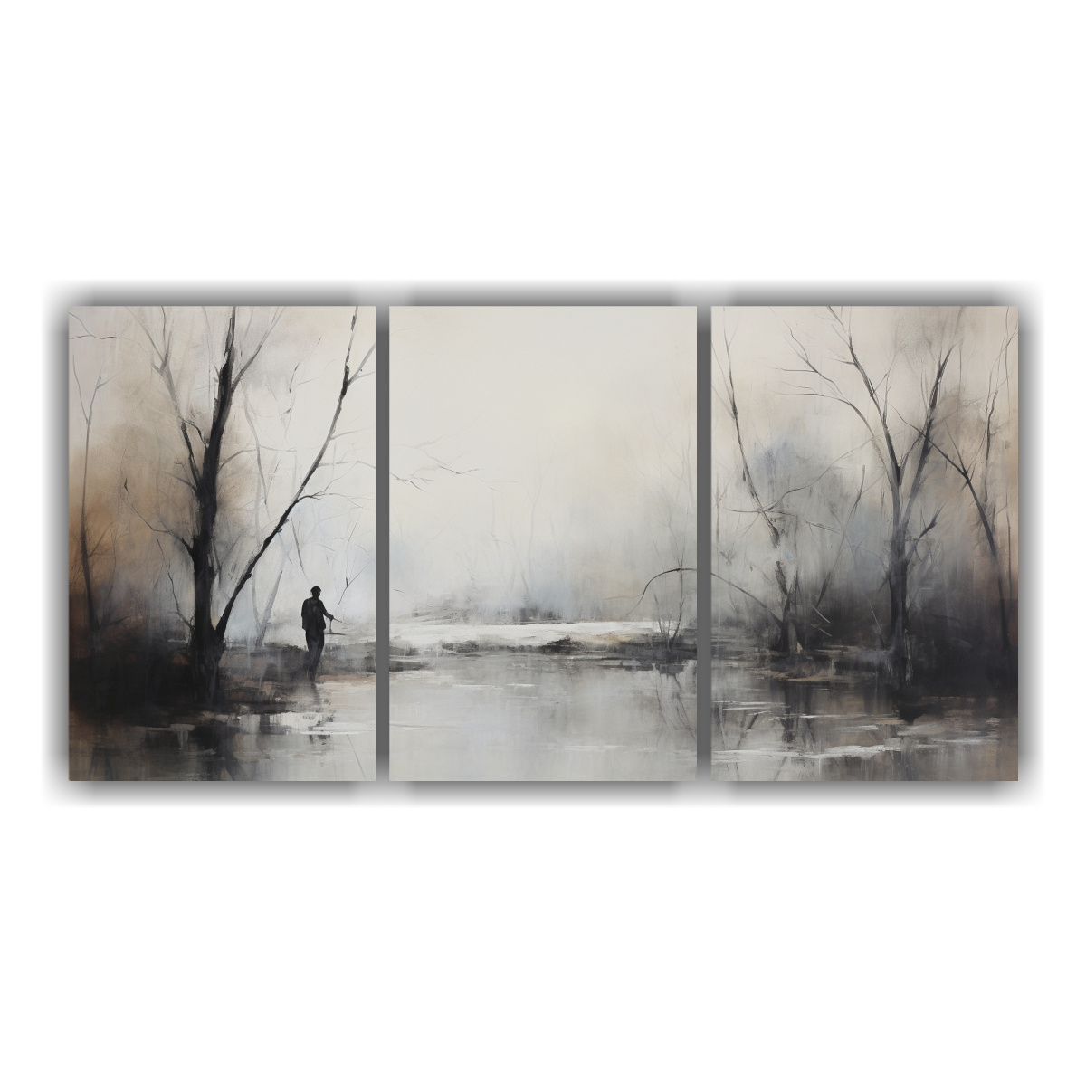 PINTURA DECORATIVA MULTICOLOR EN FORMA DE 180X90 CM - 1