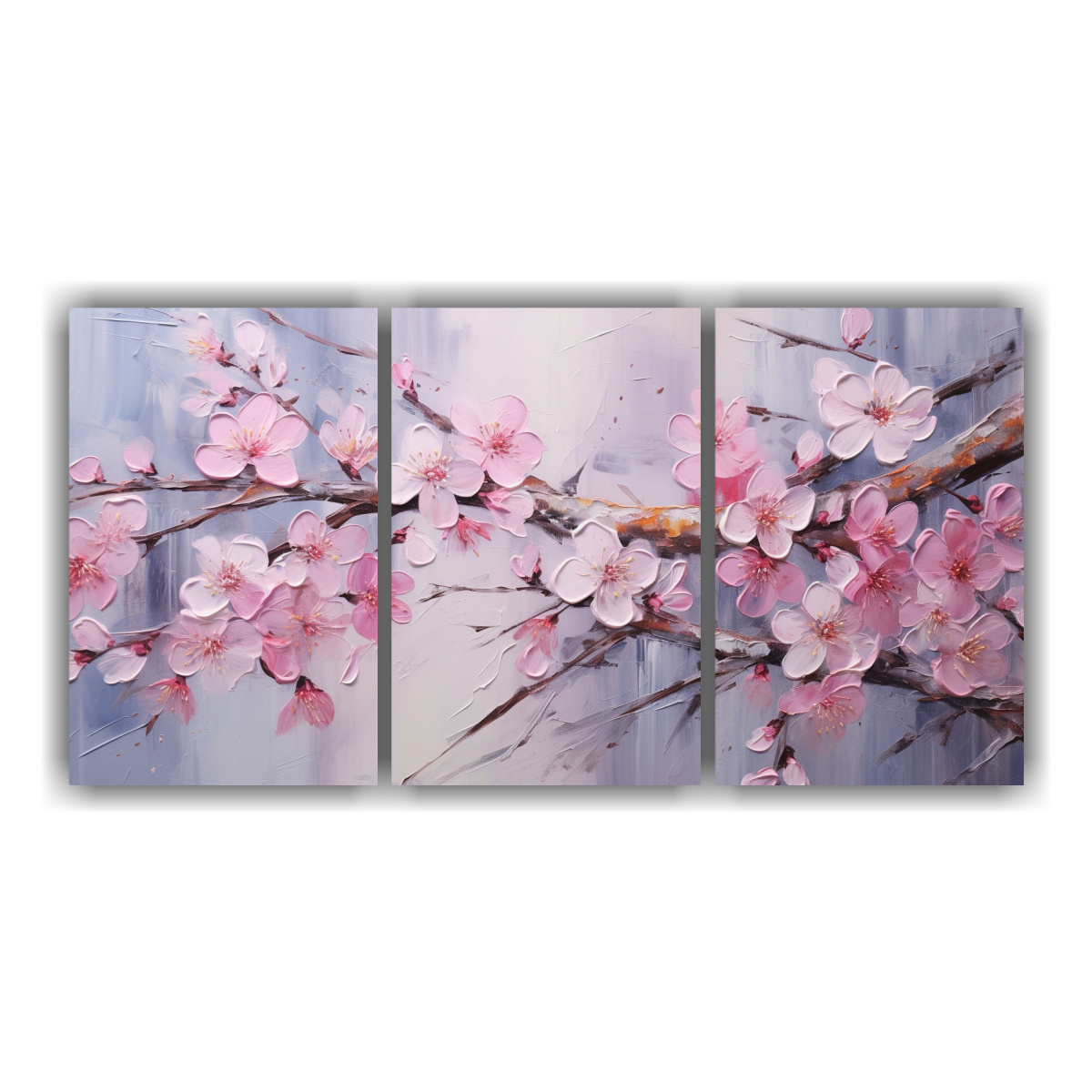 CUADRO DECORATIVO PARA CUARTO PINTURA ROSA DE 240X120 CM - 1