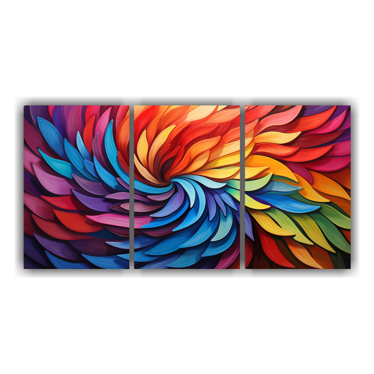 PINTURAS DECORATIVAS DE LA SERIE 3 ARTES 120X60 CM - 1