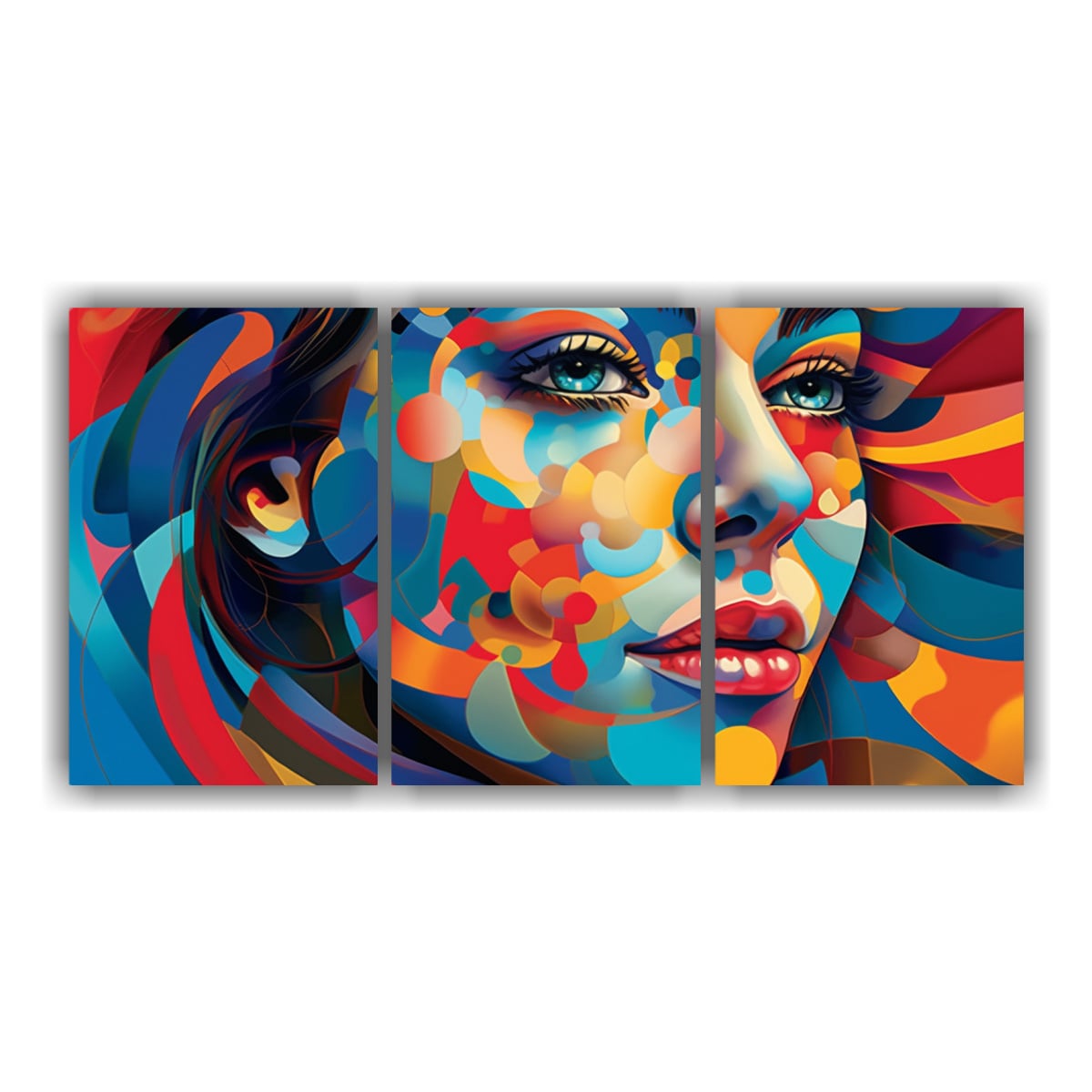 PINTURA DECORATIVA DE EQUILIBRIO VISUAL EN EL 120X60 CM - 1