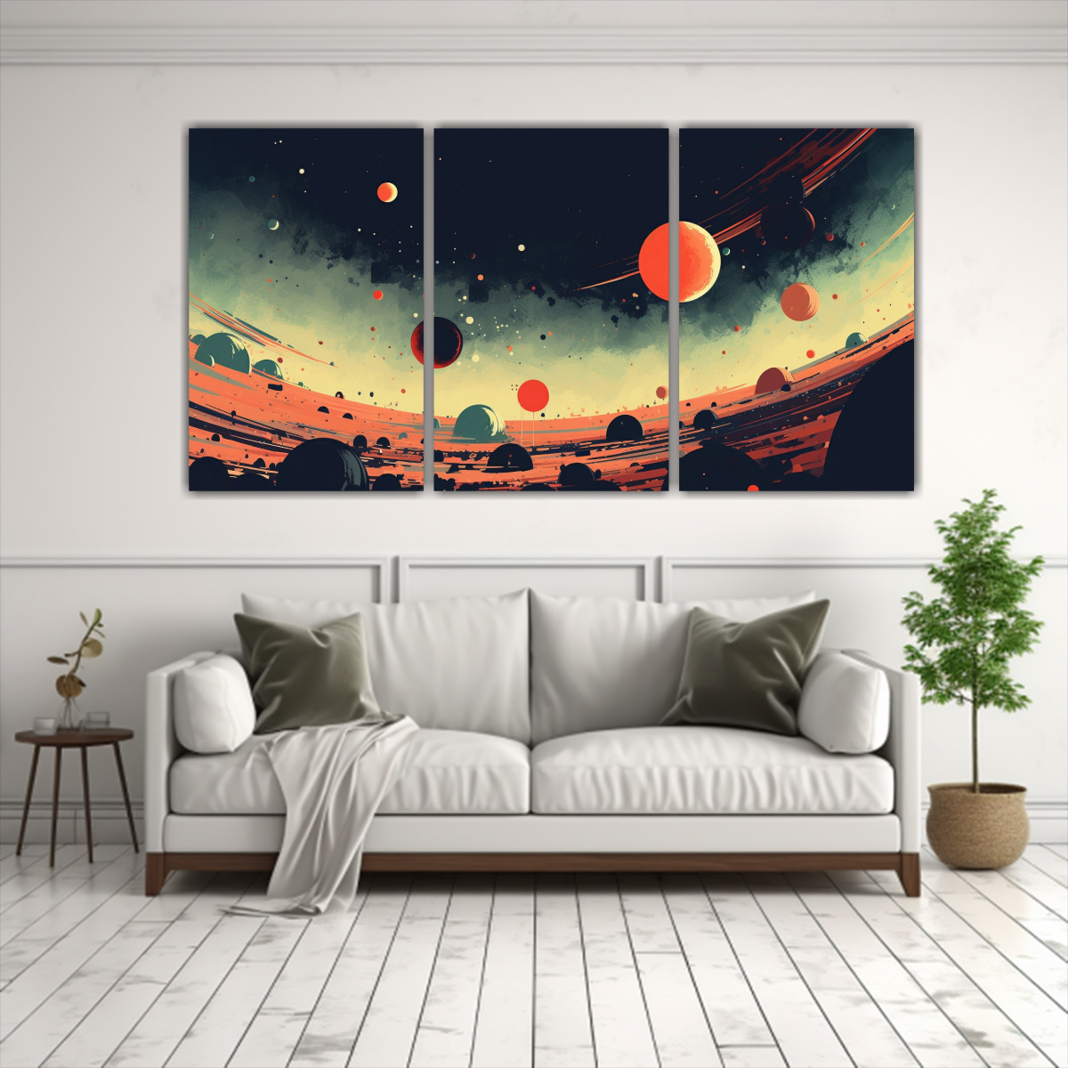 TELA SUBLIMADA ESPACIO PARA FONDOS O PAPEL TAPIZ 150X75 CM - 2