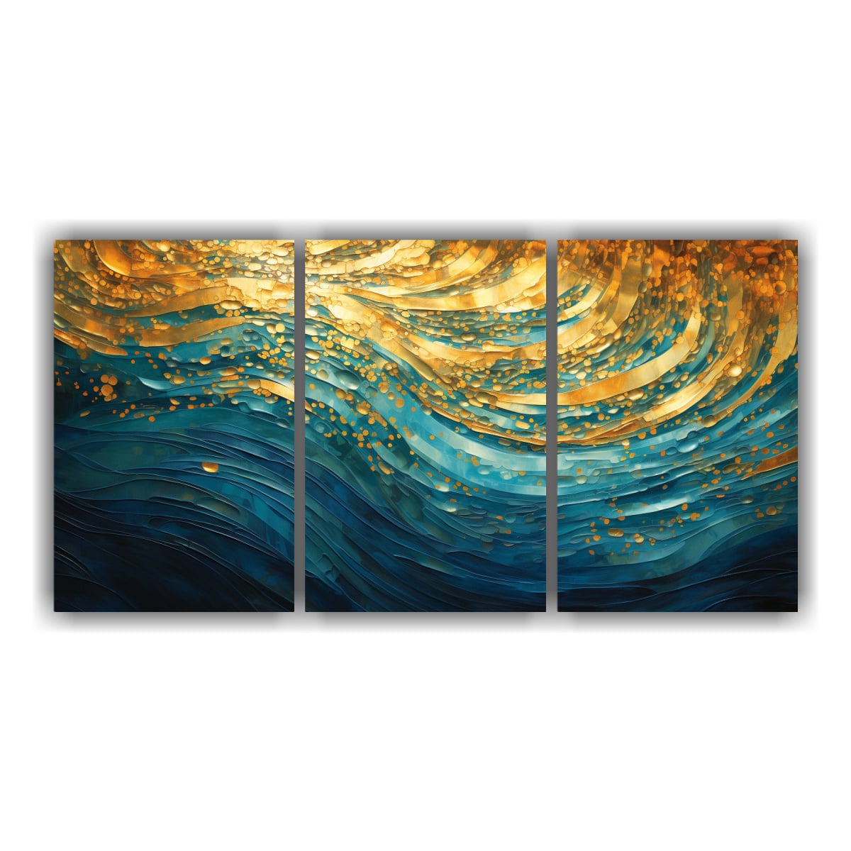 PINTURAS EN TELA ESTILO GALERÍA FLORAL CON PUNTO 90X45 CM - 1