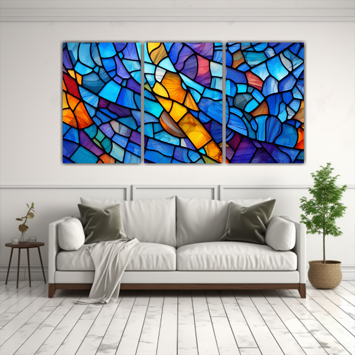 CUADROS DE COCINA ABSTRACTOS INSPIRADOS EN 150X75 CM - 2
