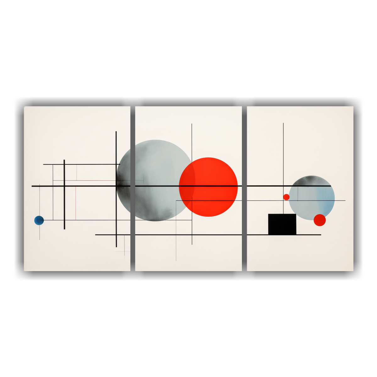 CUADROS ABSTRACTOS MINIMALISTAS DE CALIDAD 90X45 CM - 1