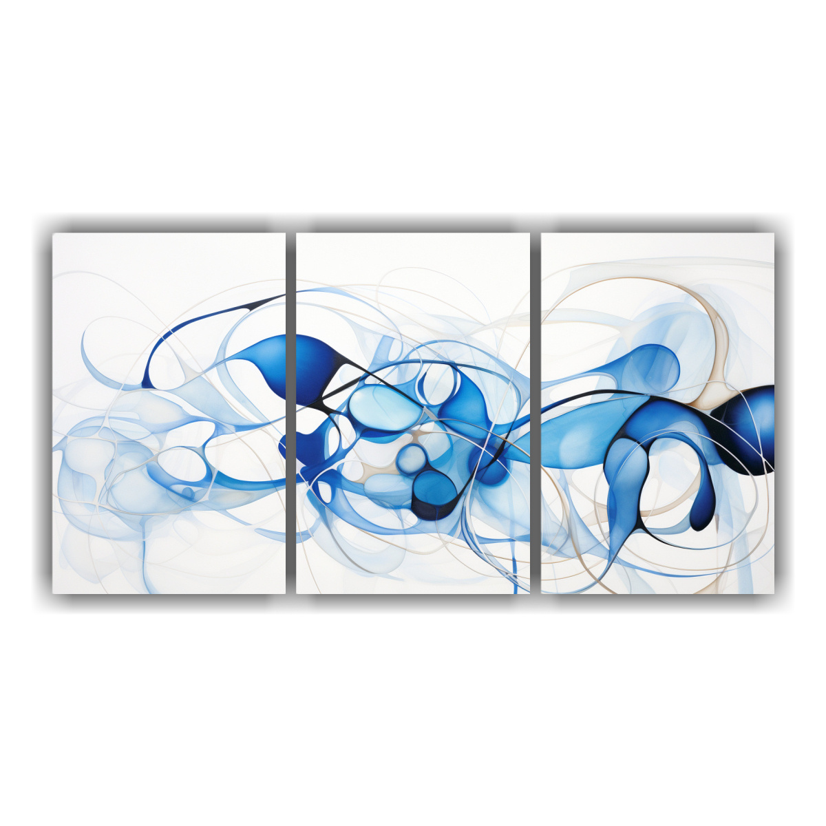 PINTURAS DECORATIVAS ABSTRACTAS EN BASTIDOR CON 240X120 CM - 1