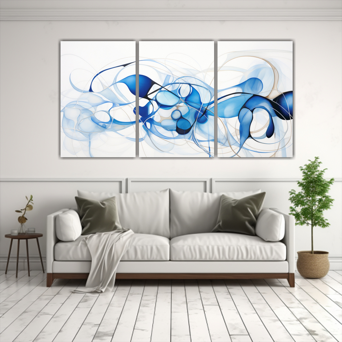 PINTURAS DECORATIVAS ABSTRACTAS EN BASTIDOR CON 240X120 CM - 2