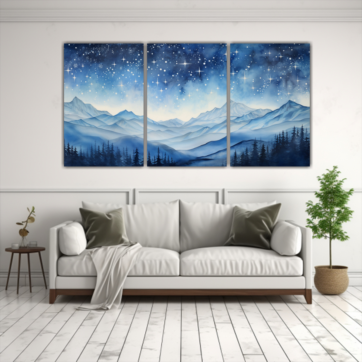 PAISAJE MONTAÑOSO LLAMATIVO CON ESTILO ELEGANTE 150X75 CM - 2