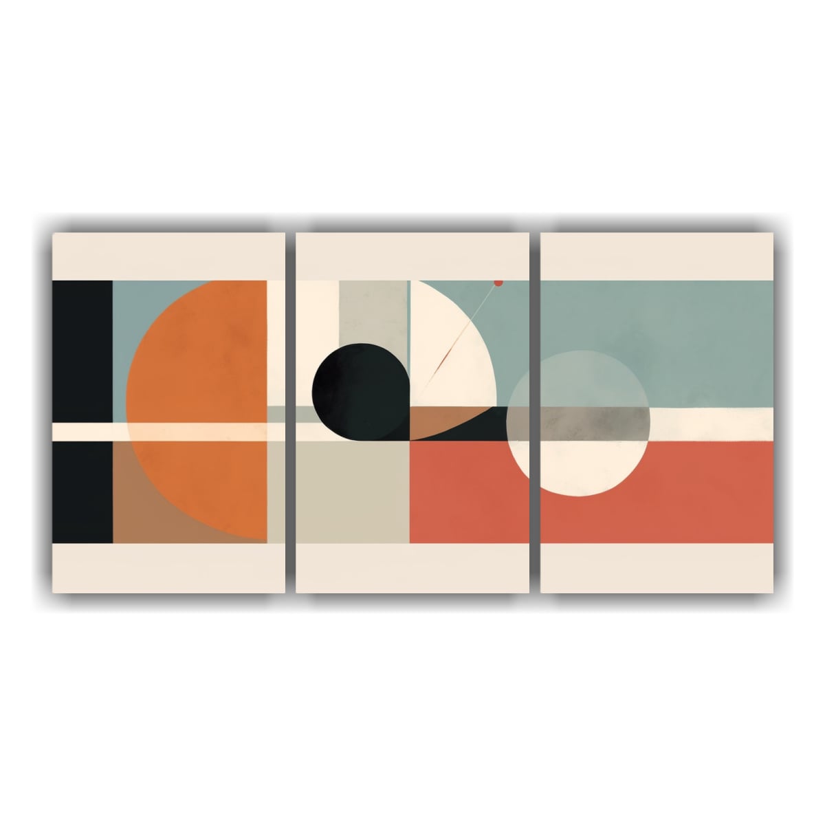 PINTURAS ABSTRACTAS MINIMALISTAS PARA DECORACIÓN 120X60 CM - 1