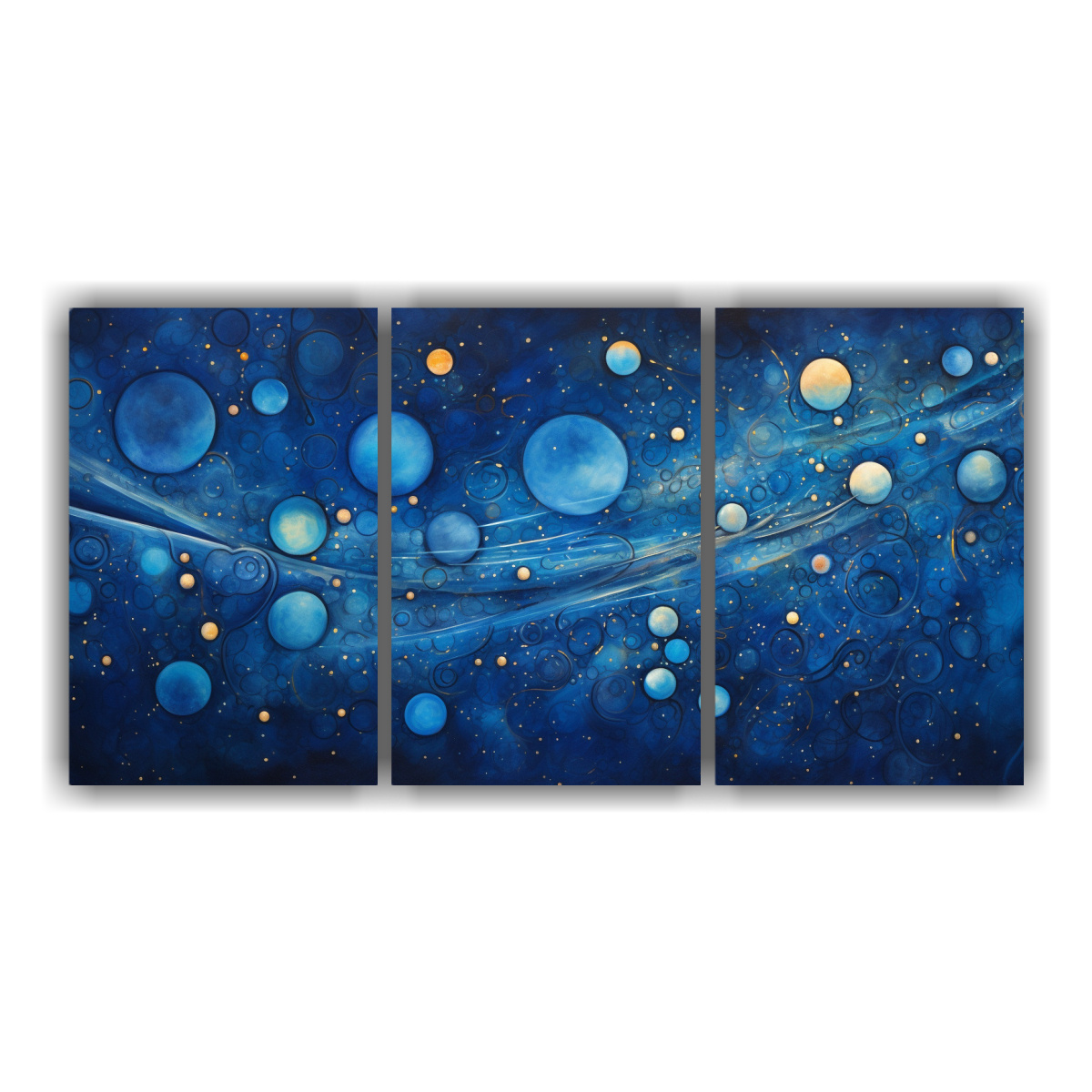 CUADROS DE DECORACIÓN VANGUARDISTA CON PATRONES 60X30 CM - 1