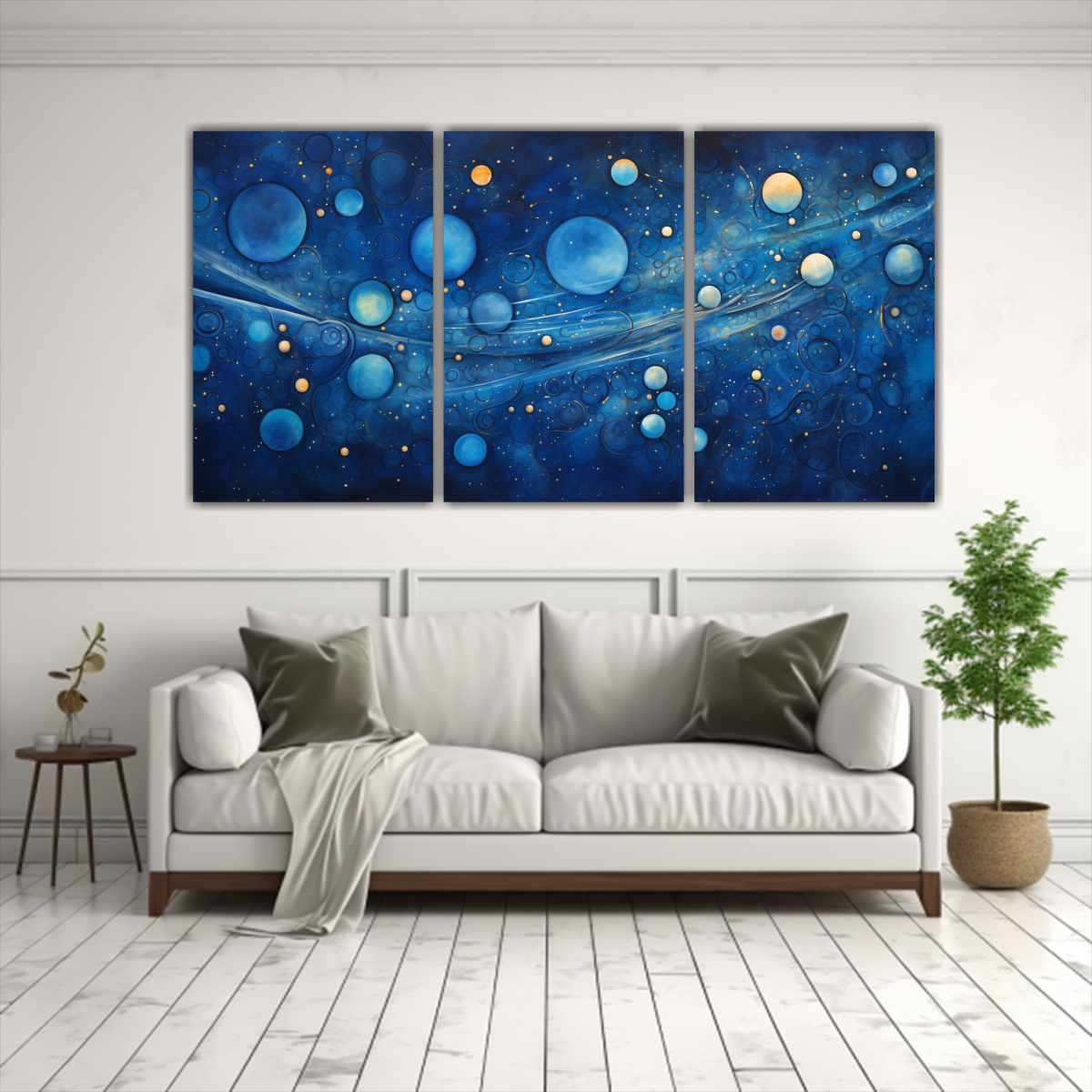 CUADROS DE DECORACIÓN VANGUARDISTA CON PATRONES 60X30 CM - 2