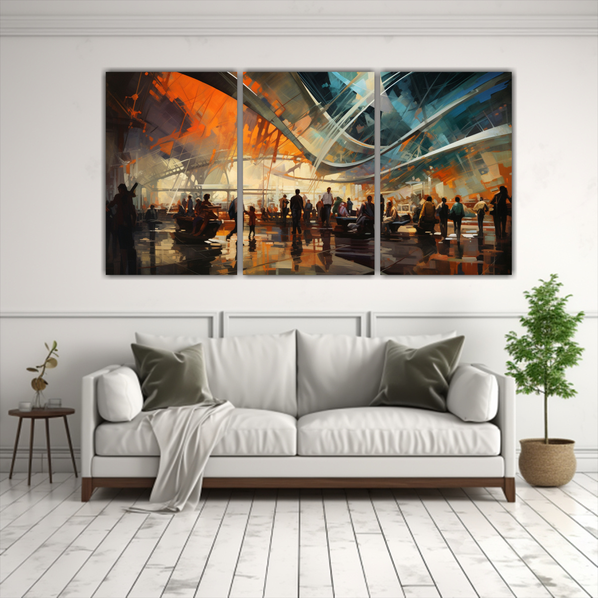 PINTURAS DE DECORACIÓN DE ARTE DE PARED 150X75 CM - 2