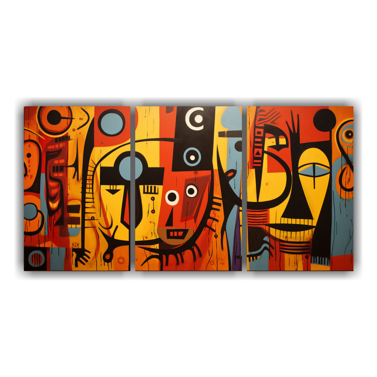 PINTURAS DE PARED ESTILO GALERÍA DE ARTE 180X90 CM - 1