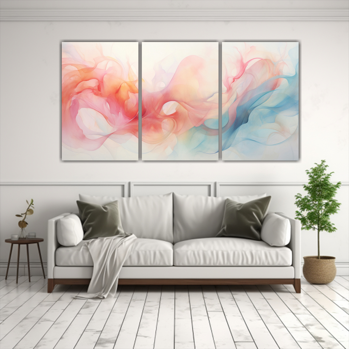 TRÍPTICO DECORATIVO WHIRLING ABSTRACT PATTERNS 150X75 CM - 2