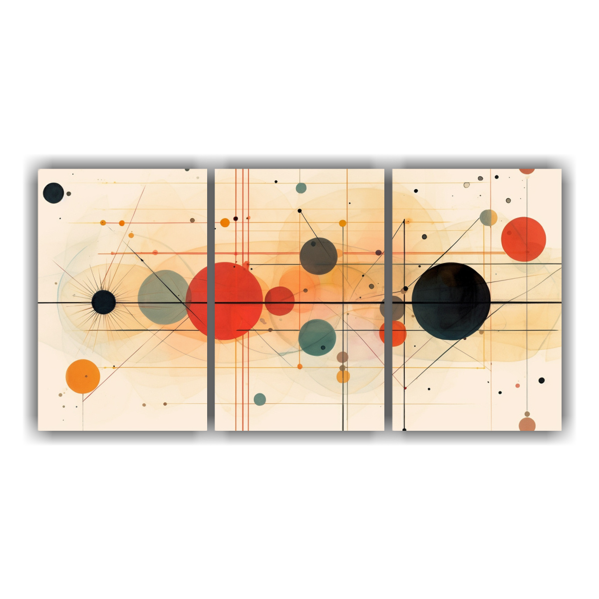 PINTURAS DECORATIVAS CON PATRÓN INTENSO DE 120X60 CM - 1