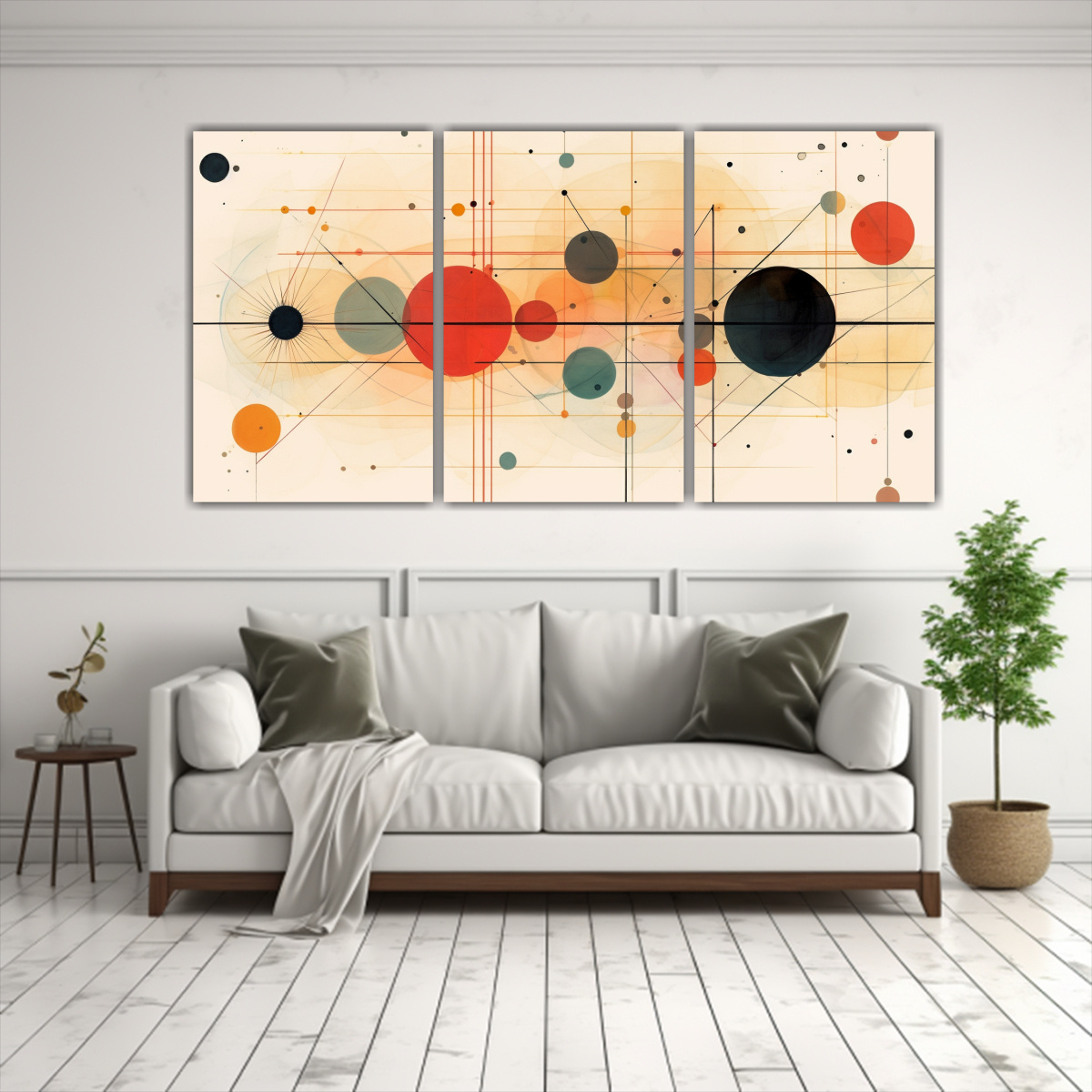 PINTURAS DECORATIVAS CON PATRÓN INTENSO DE 120X60 CM - 2