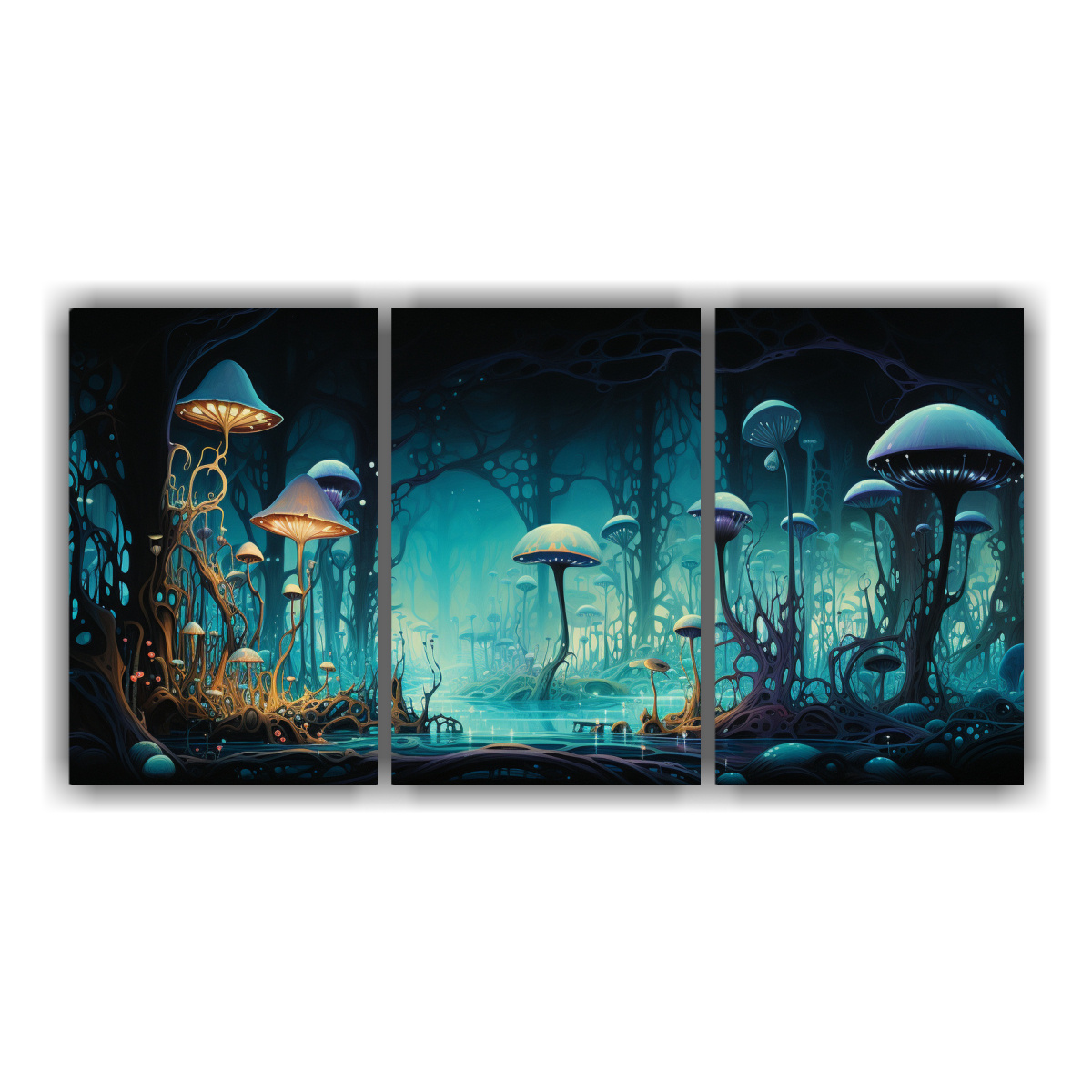 CUADROS HORIZONTAL ENCHANTED ABSTRACT TALES FROM 120X60 CM - 1