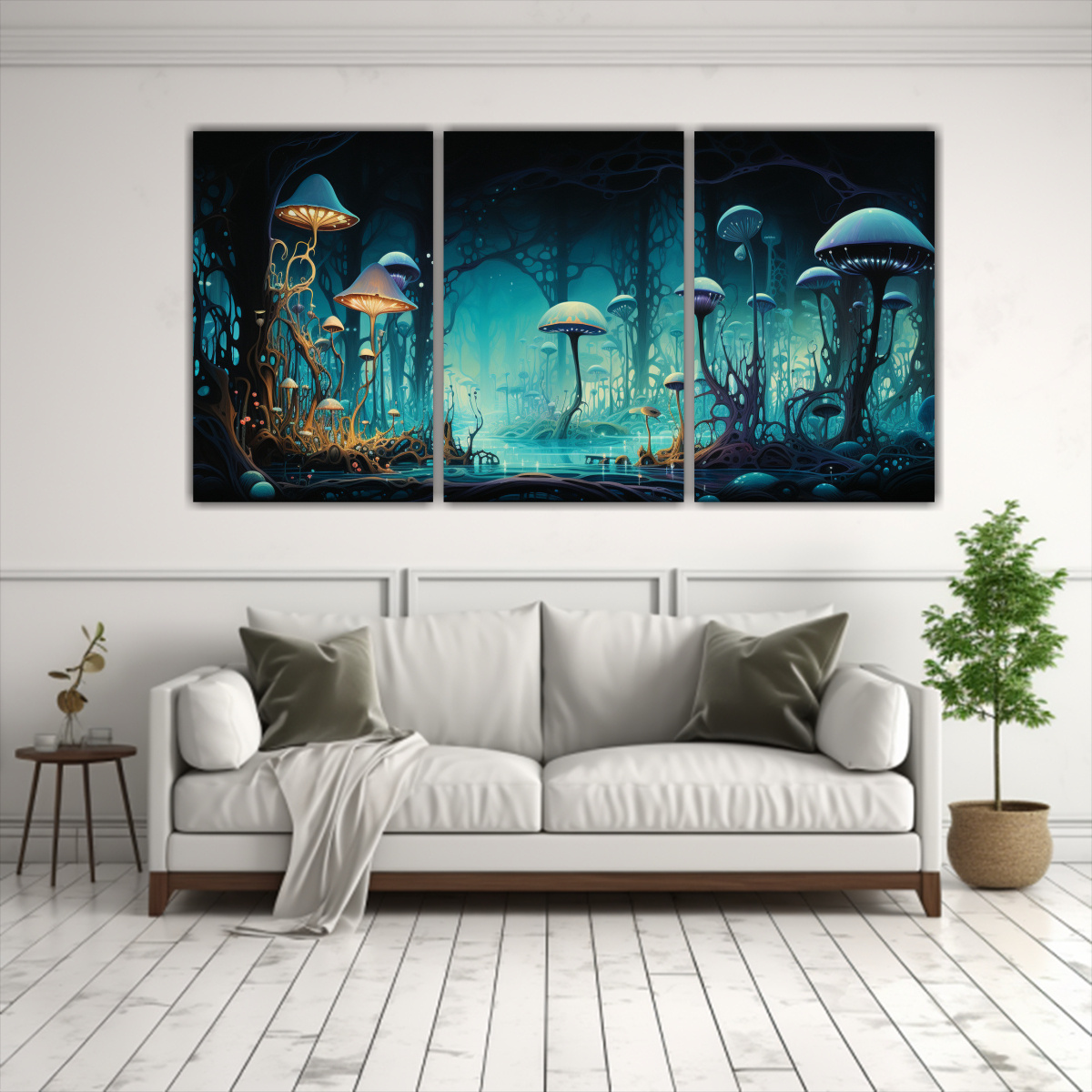 CUADROS HORIZONTAL ENCHANTED ABSTRACT TALES FROM 120X60 CM - 2
