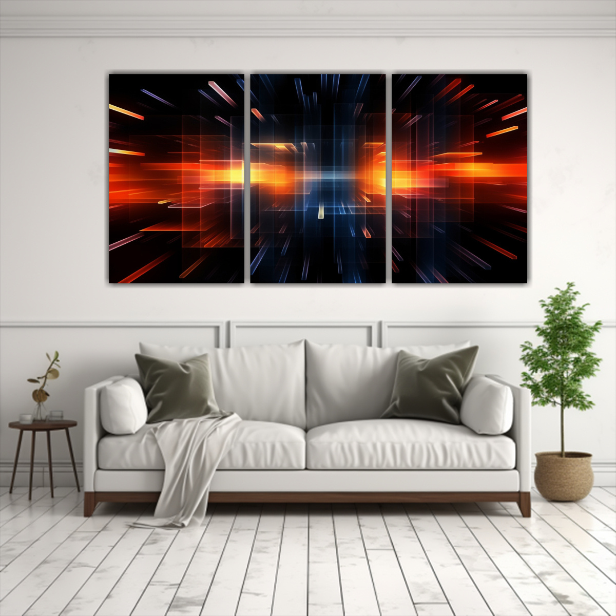 CUADROS DE DECORACIÓN CON COMPOSICIONES 180X90 CM - 2