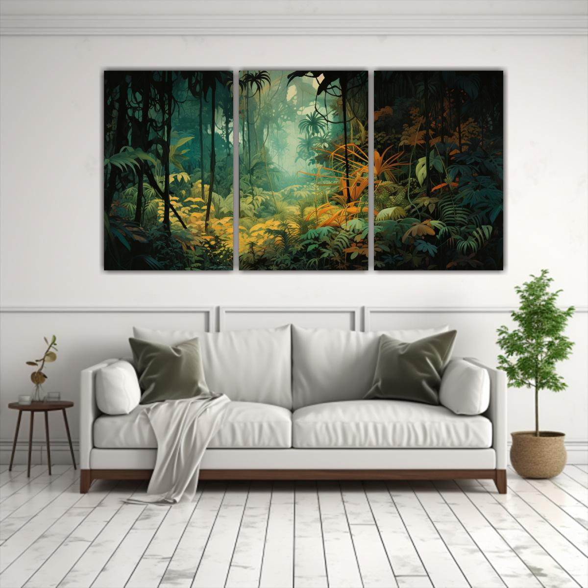 PINTURAS DECORATIVAS DE LA SELVA DEL SUDESTE 60X30 CM - 2