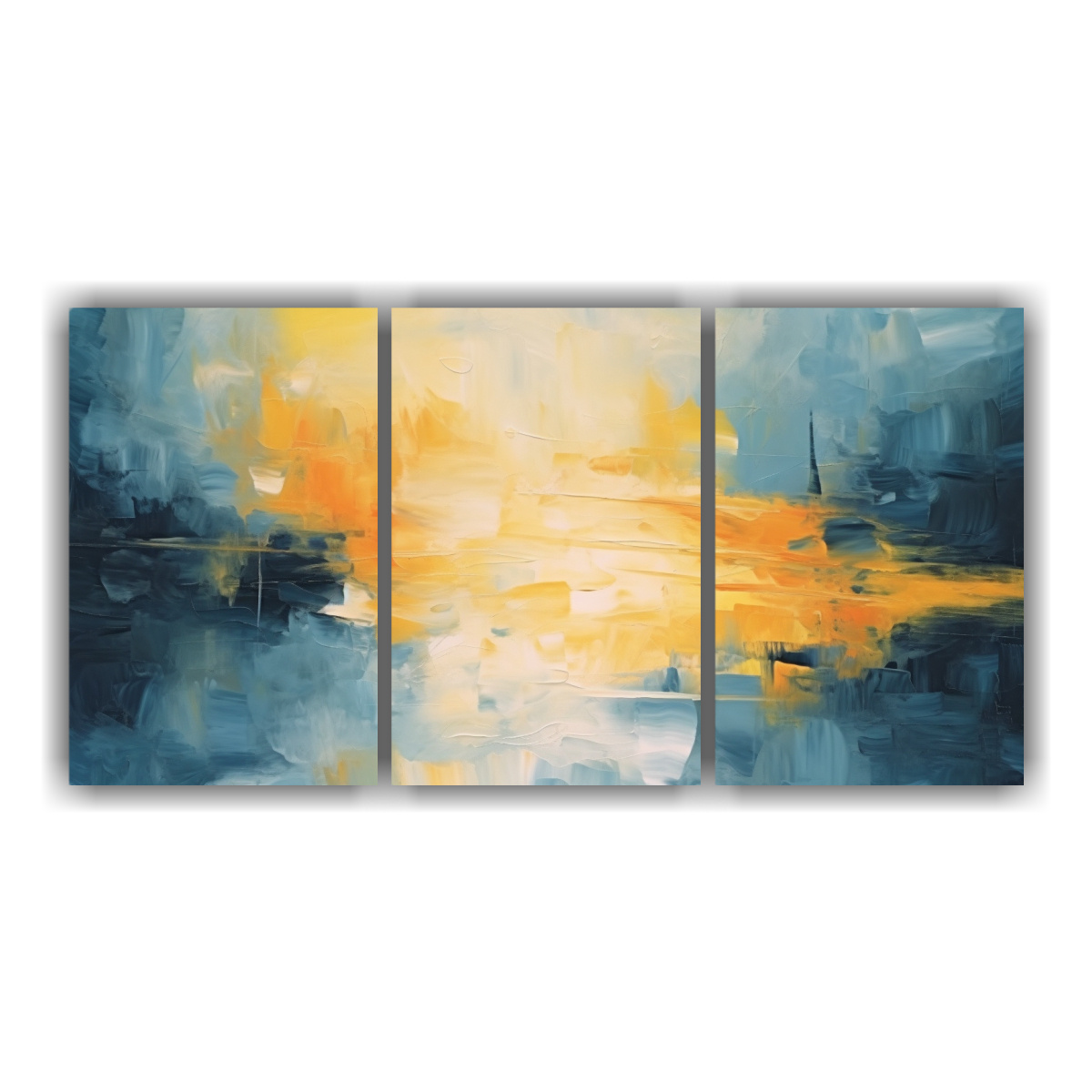 CUADROS ABSTRACTOS MINIMALISTAS DE ESTILO 150X75 CM - 1