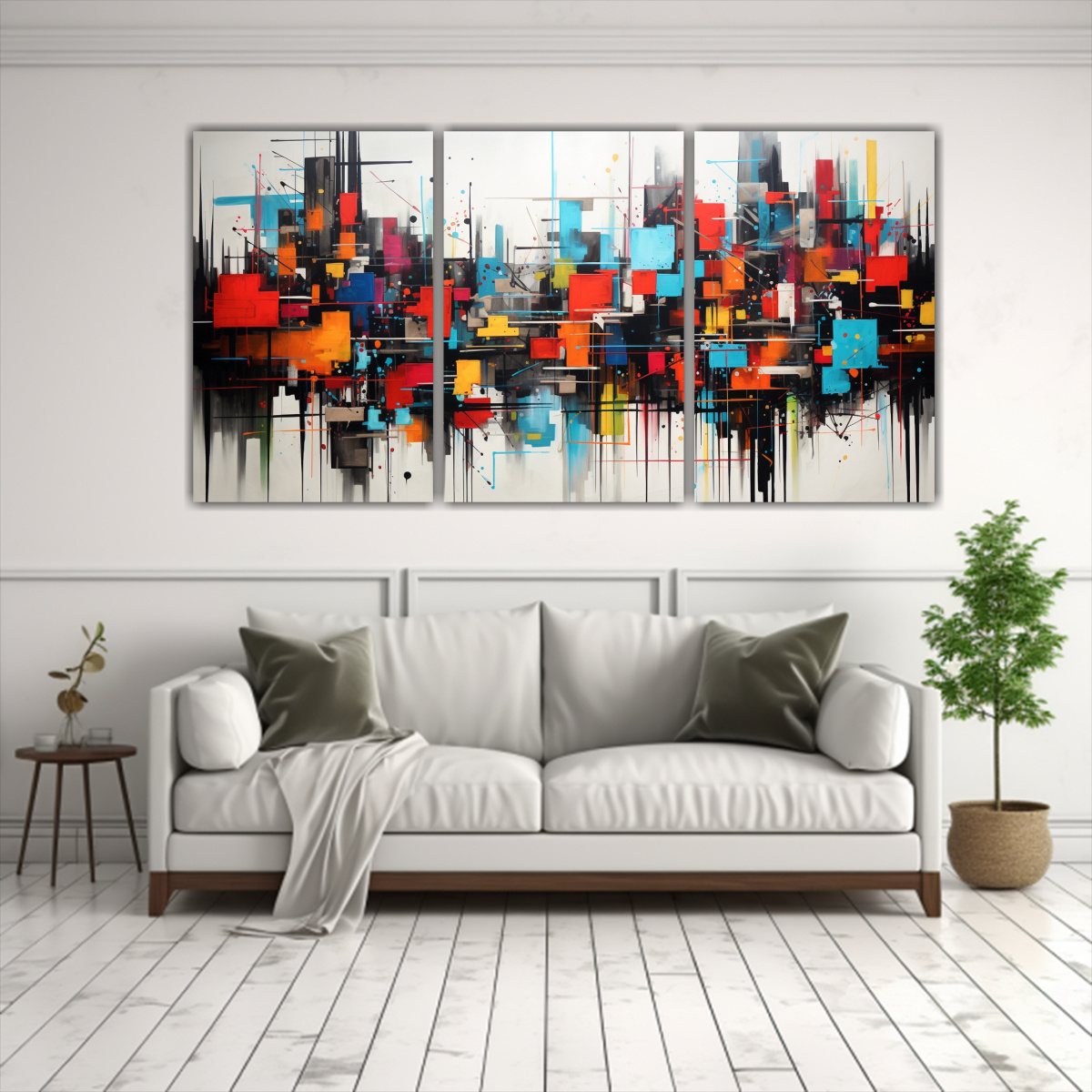 PINTURAS DECORATIVAS DE LA GAMA DE COLORES DE LA 240X120 CM - 2