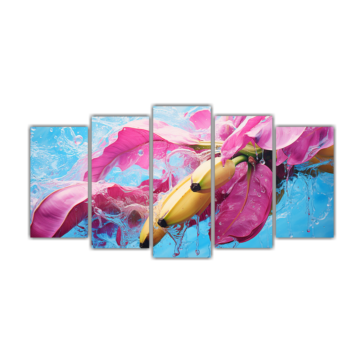 PINTURA ABSTRACTA DURADERA DE ÁRBOL DE PLÁTANO 200X100 CM - 1