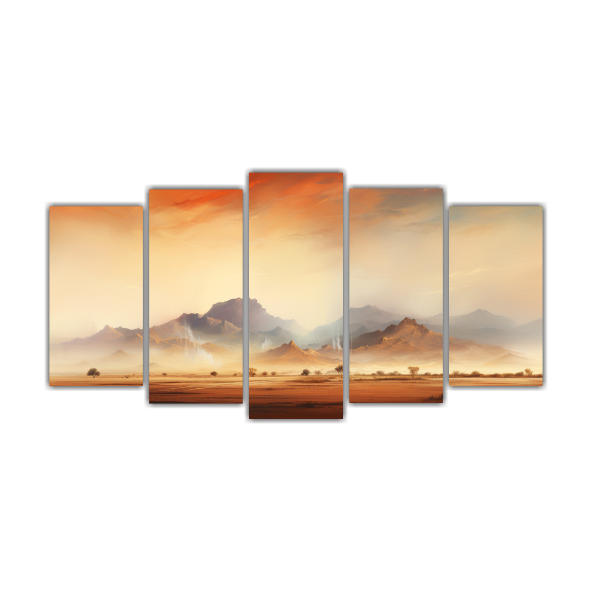 CUADRO DECORATIVO DE LUMINOSIDAD DESERT MIRAGE EN 200X100 CM - 1