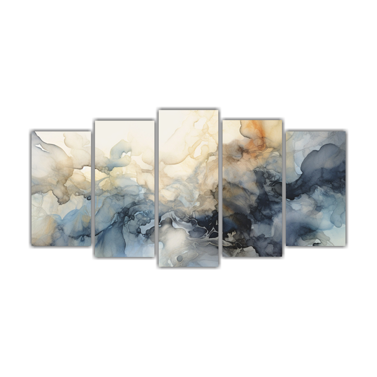 CUADRO DECORATIVO TEMÁTICO CON 5 COMPOSICIONES 200X100 CM - 1