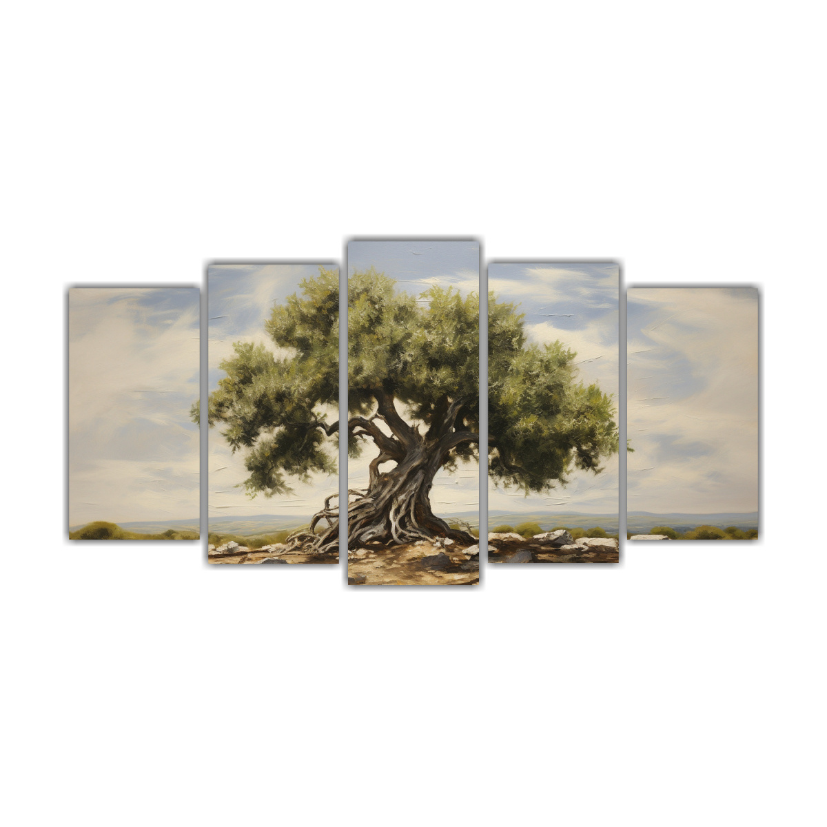 ARTES HERMOSO INTERIORES CUADRO DE OLIVO 100X50 CM - 1