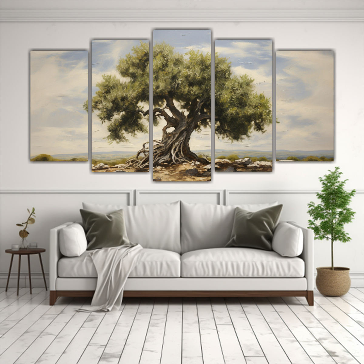 ARTES HERMOSO INTERIORES CUADRO DE OLIVO 100X50 CM - 2