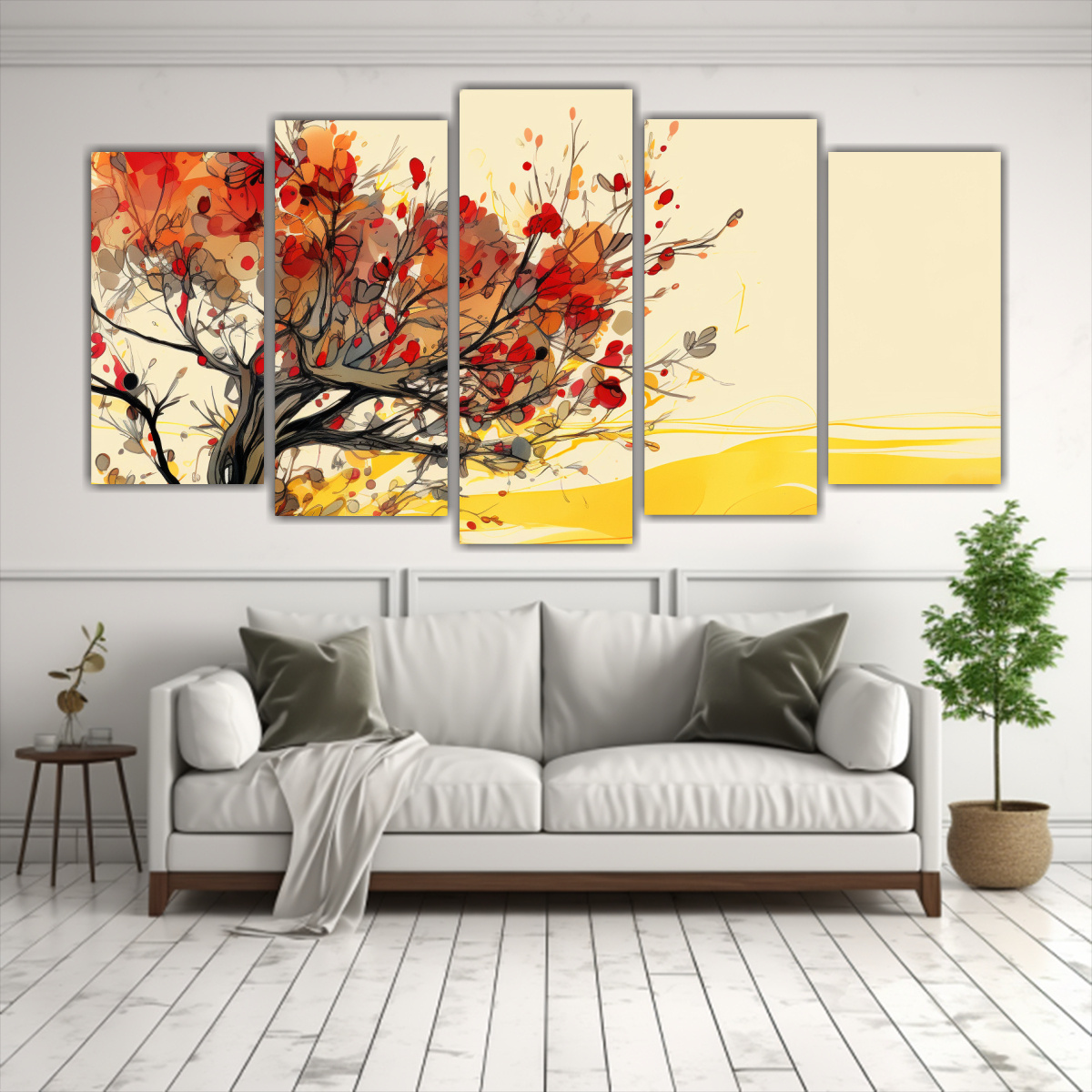 PINTURAS DECORATIVAS DE COMPOSICIONES VANGUARDIA 100X50 CM - 2