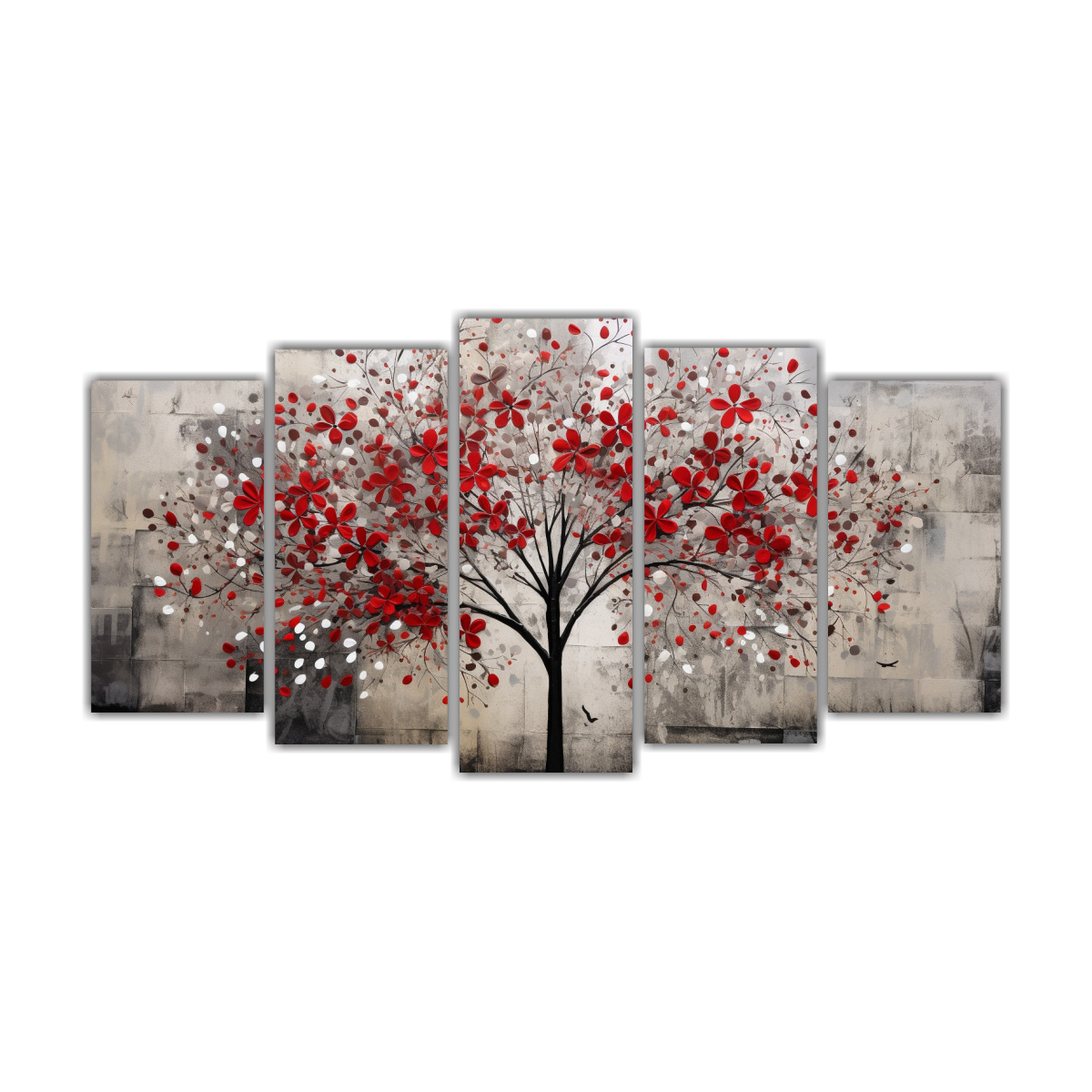 CUADRO 5 ARTES ALTA CALIDAD SURREALISTA ÁRBOL EN 200X100 CM - 1