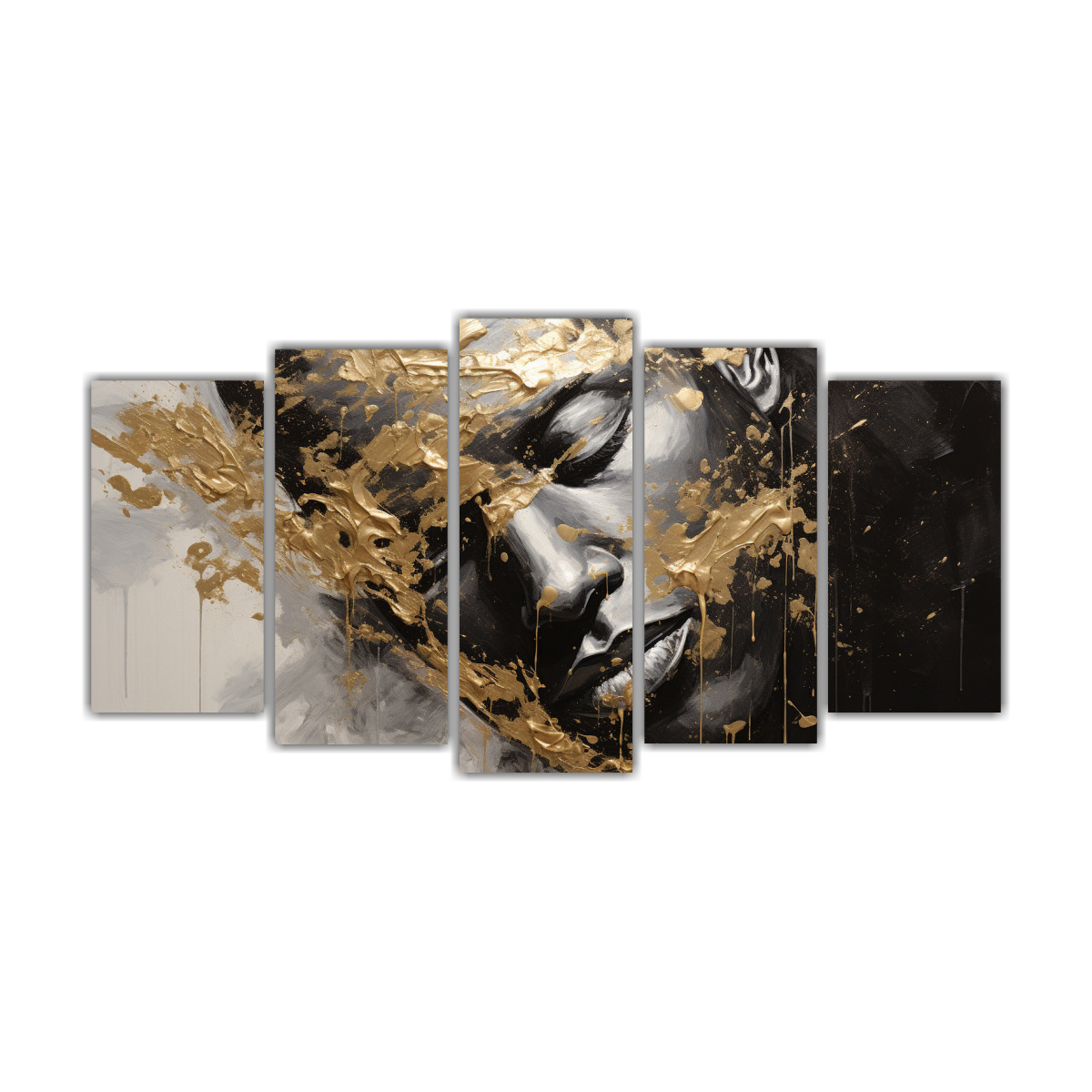 PINTURAS DECORATIVAS MULTICOLORES CON CONTORNOS 250X125 CM - 1