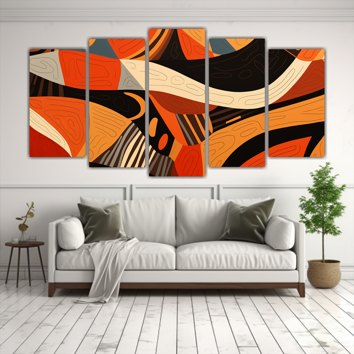 ARTES IMAGEN ESCENARIO: INTERPRETACIÓN ABSTRACTA 200X100 CM - 2