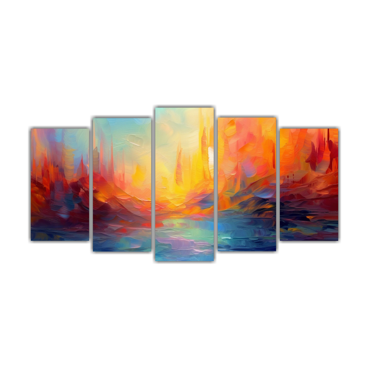 CUADROS MODERNOS PARA DECORACIÓN DE PARED EN 100X50 CM - 1
