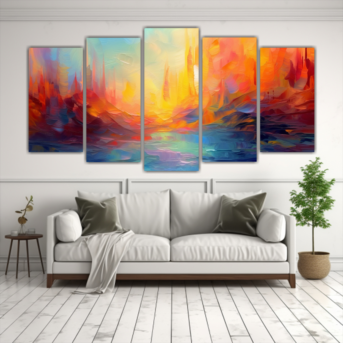 CUADROS MODERNOS PARA DECORACIÓN DE PARED EN 100X50 CM - 2