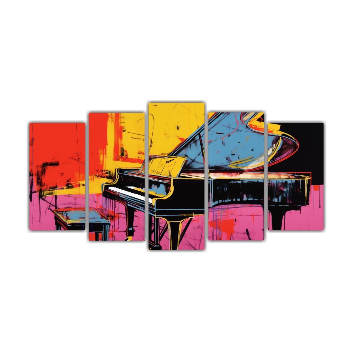 PINTURA EN BASTIDOR MODERNA LUMINOSA BY ANDY 150X75 CM - 1