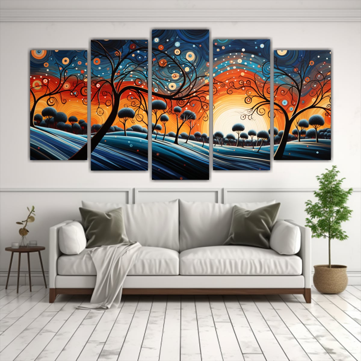 LIENZO ADORNO BASTIDOR VINTAGE DESERT TWILIGHT EL 100X50 CM - 2