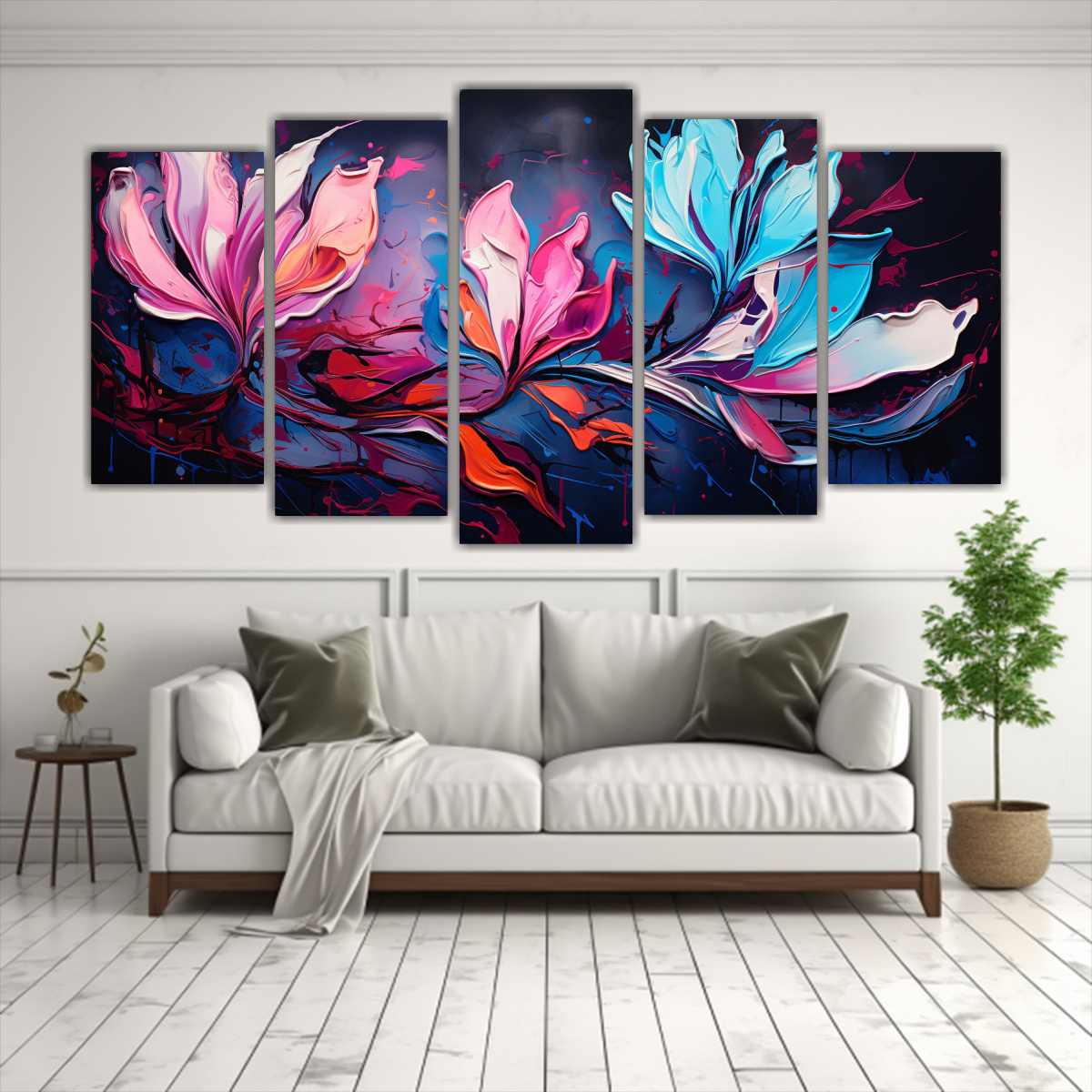 CUADROS DE DECORACIÓN ESTILO GALERÍA CON 100X50 CM - 2