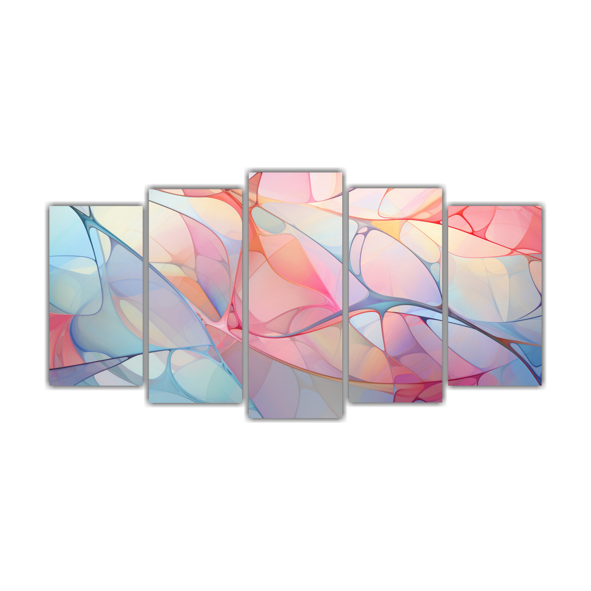 ARTE ILUSTRATIVO DE COMPOSICIÓN ABSTRACTA EN 200X100 CM - 1