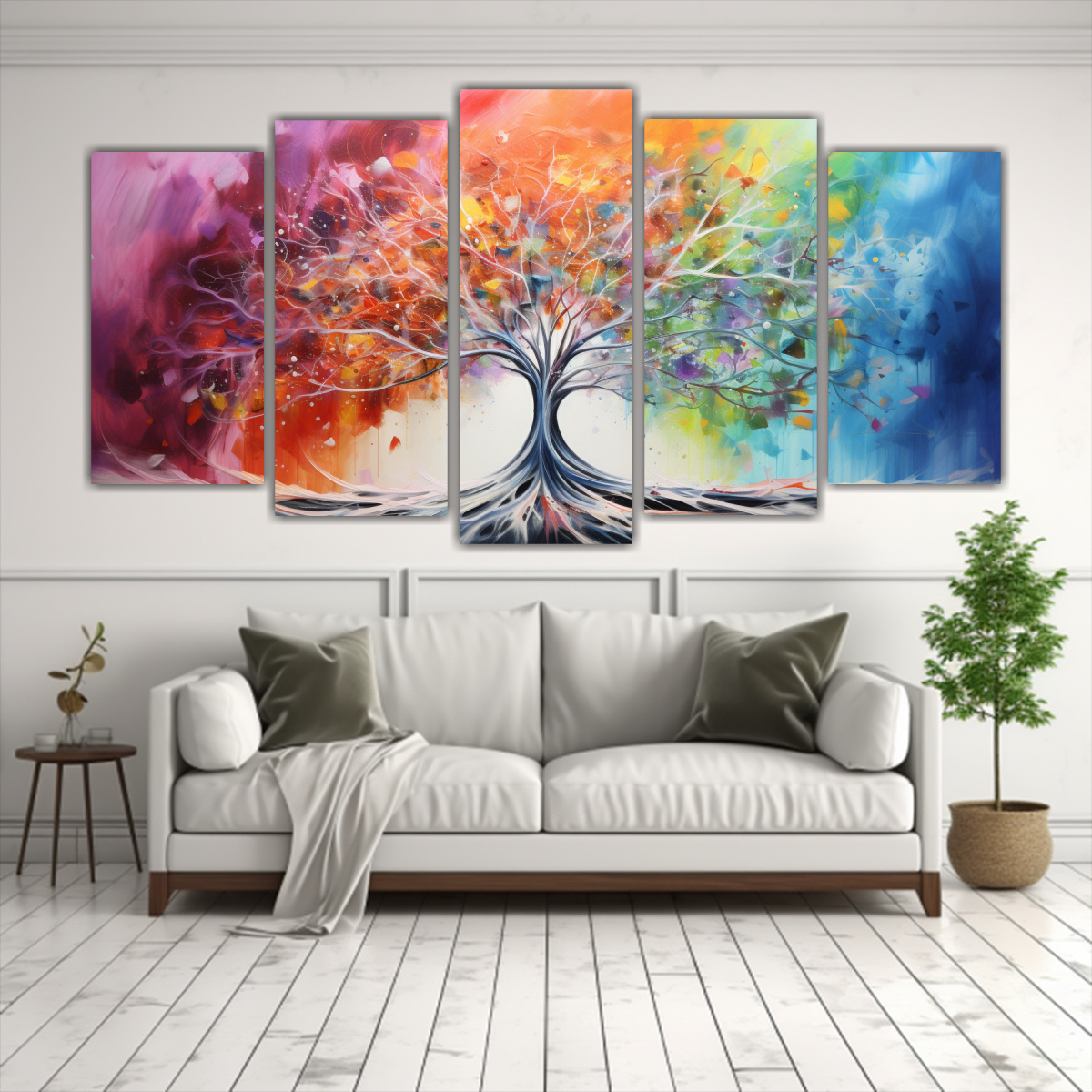 CINCO CUADROS VINTAGE PARA COCINA PINTURA EN 100X50 CM - 2