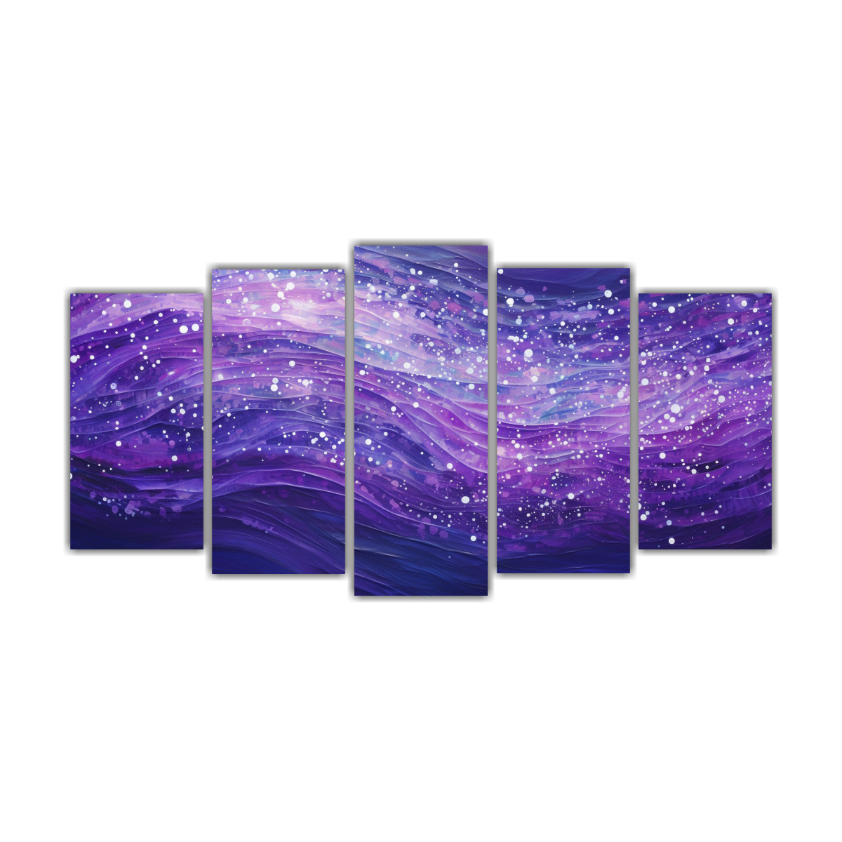 PINTURA ABSTRACTA DE LIENZO EN EL ESTILO DEL 100X50 CM - 1