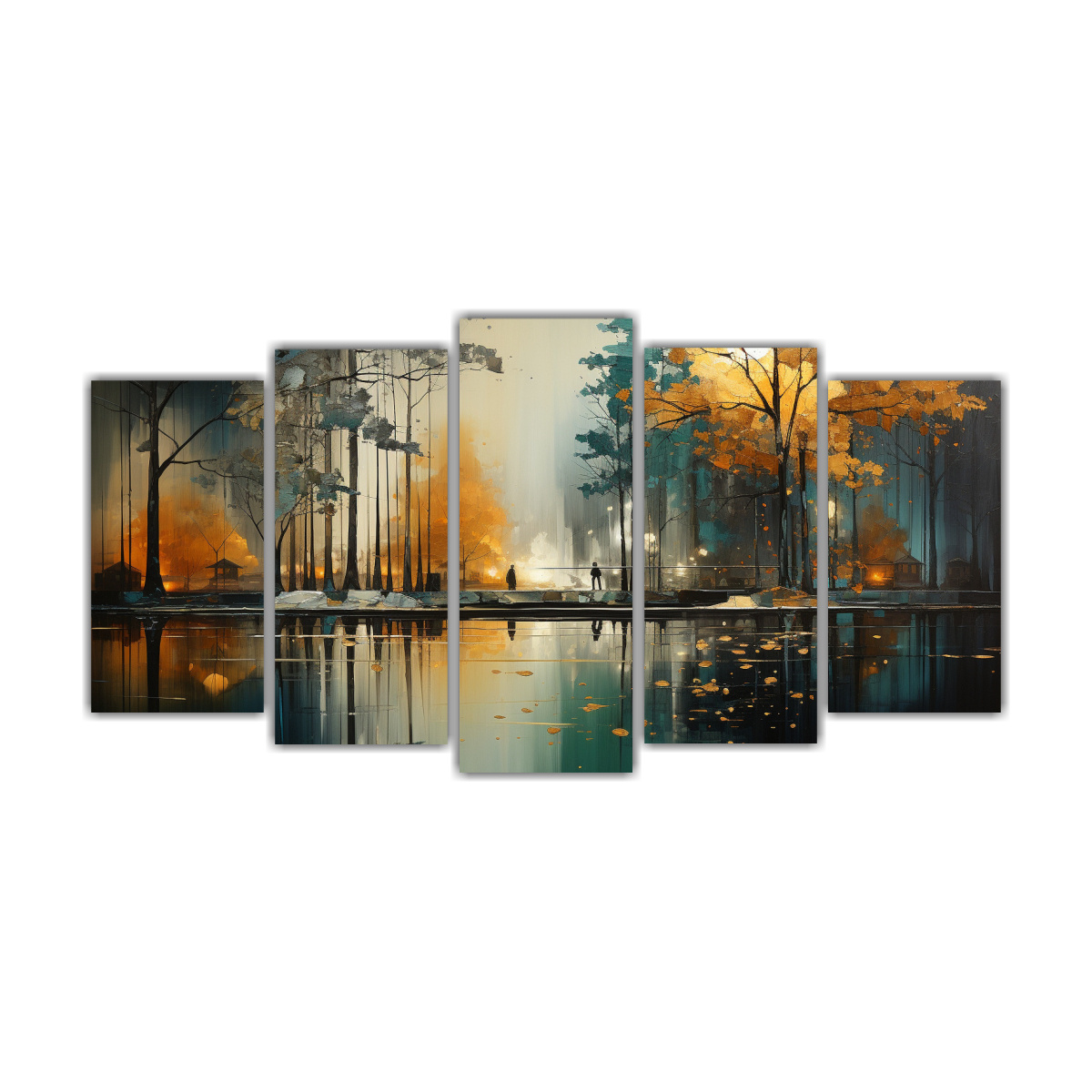 CUADROS FOTOGRAFÍA ABSTRACTA DE ÁRBOLES EN 150X75 CM - 1